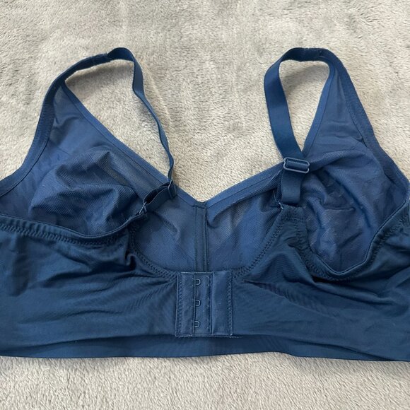 Wacoal Elevated Alllure Wire Free Bra Women's size 38DD Blue 852336 - Picture 3 of 4